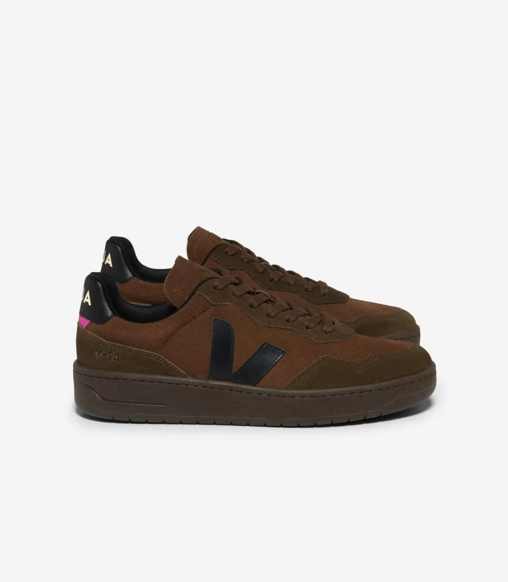 V-90 | V-90>VEJA V-90 SUEDE WALNUT BLACK