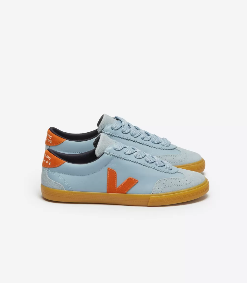 Veja X Make My Lemonade | Collab>VEJA VOLLEY LEATHER X MAKE MY LEMONADE STEEL PUMPKIN